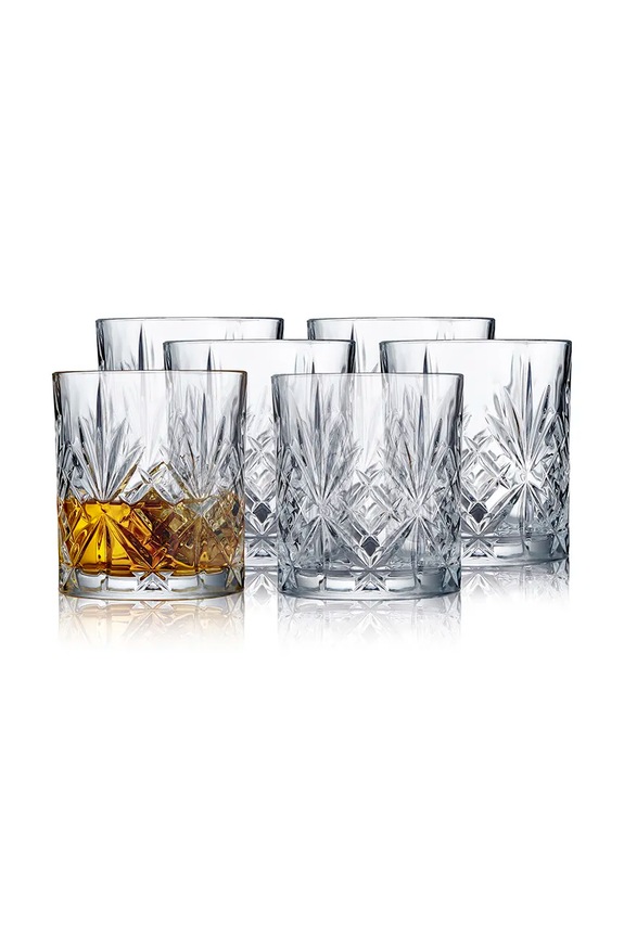 Lyngby zestaw szklanek do whisky Melodia 310 ml multicolor 916107
