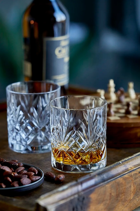 Kuchnia i bar Lyngby zestaw szklanek do whisky Melodia 310 ml 916107 multicolor