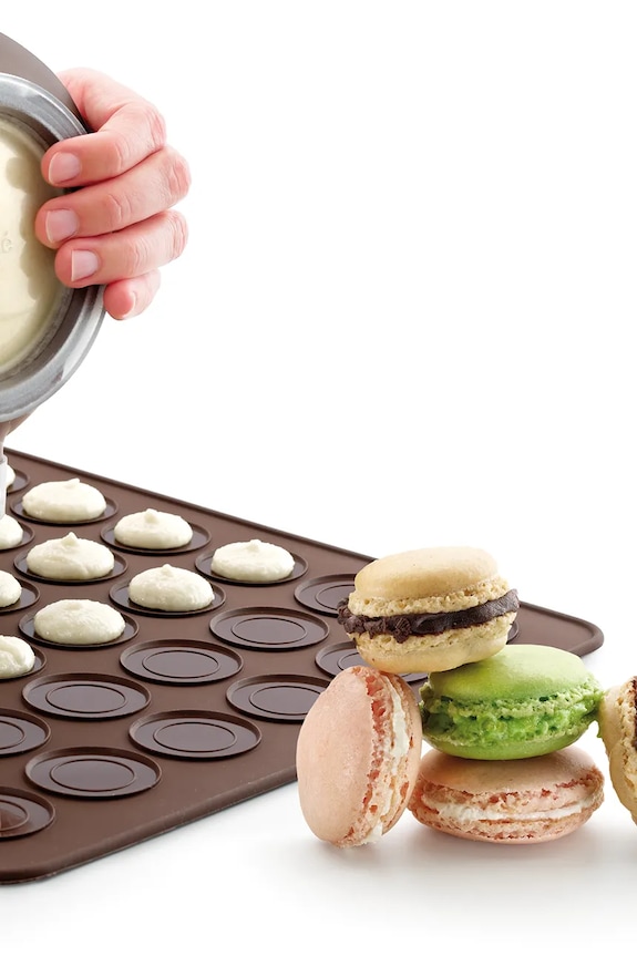 Bucătărie și bar Lekue covoraș de copt pentru macarons 880629 maro