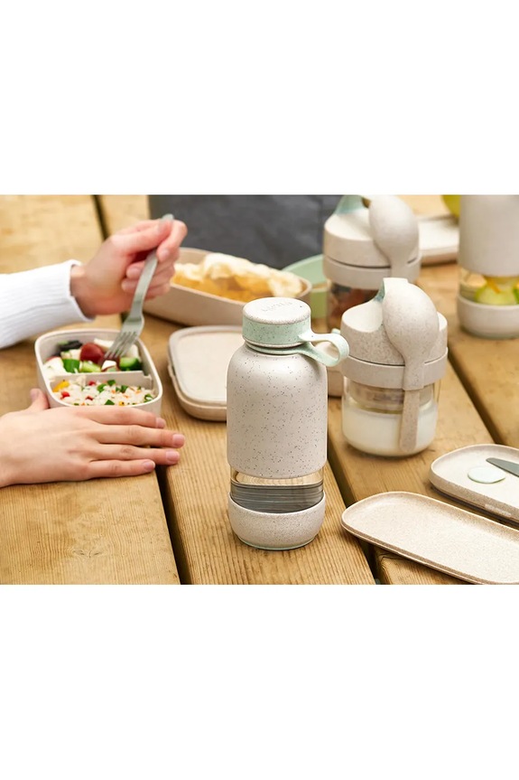 Accesorii Lekue sticlă pentru apă To Go Organic 500 ml 881503 bej
