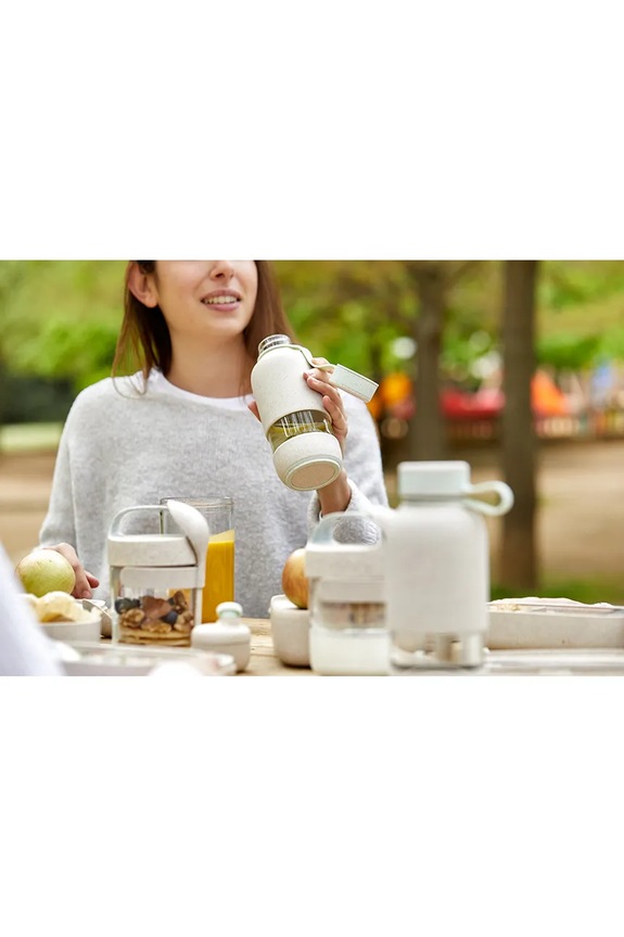 Lekue sticlă pentru apă To Go Organic 500 ml bej 881503