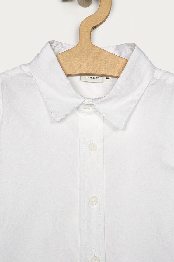 Chłopiec Name it - Koszula dziecięca 116-152 cm 13184223 biały