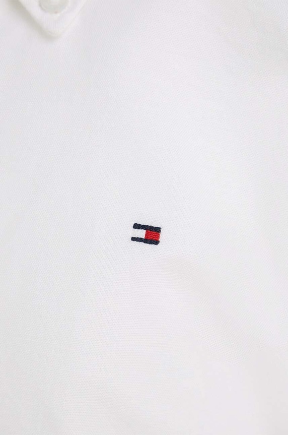 Παιδικό πουκάμισο Tommy Hilfiger λευκό KB0KB06964.NOS
