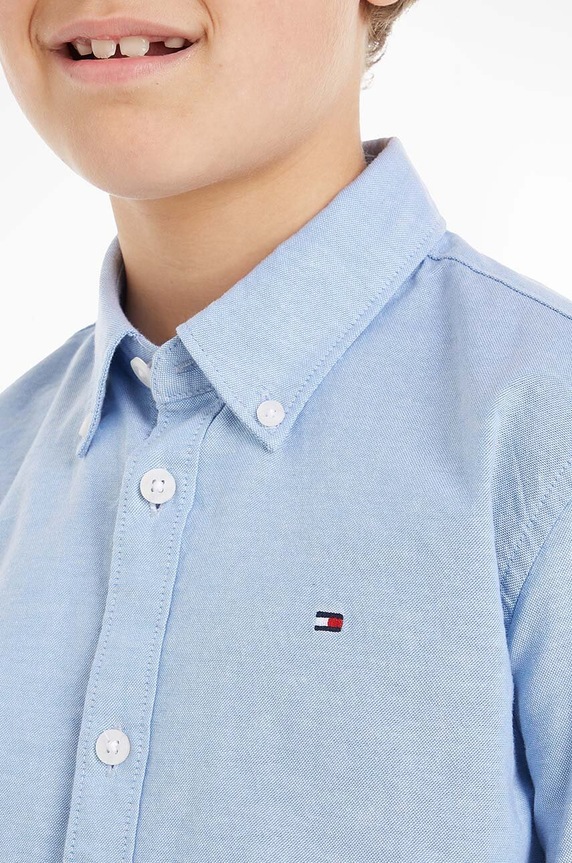 Tommy Hilfiger Koszula dziecięca KB0KB06964.NOS niebieski