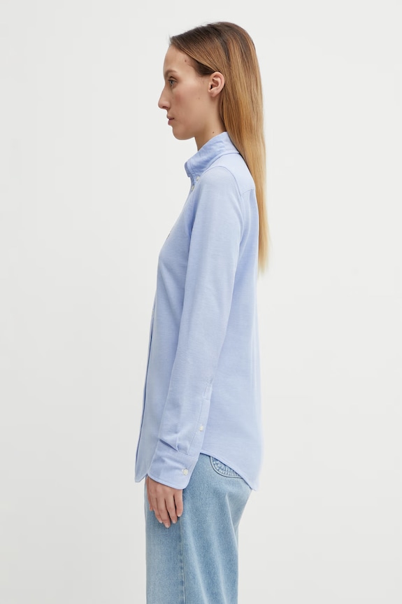 Polo Ralph Lauren camicia in cotone 211664427001 blu AA00