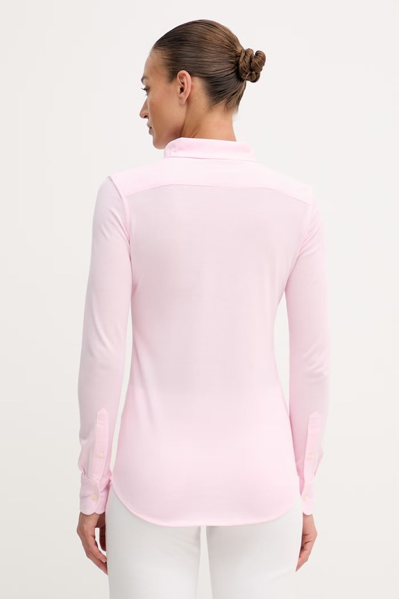 Ruházat Polo Ralph Lauren pamut ing 211664427002 rózsaszín