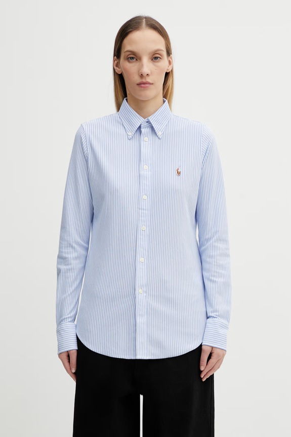 Polo Ralph Lauren camicia regolare blu 211664416002