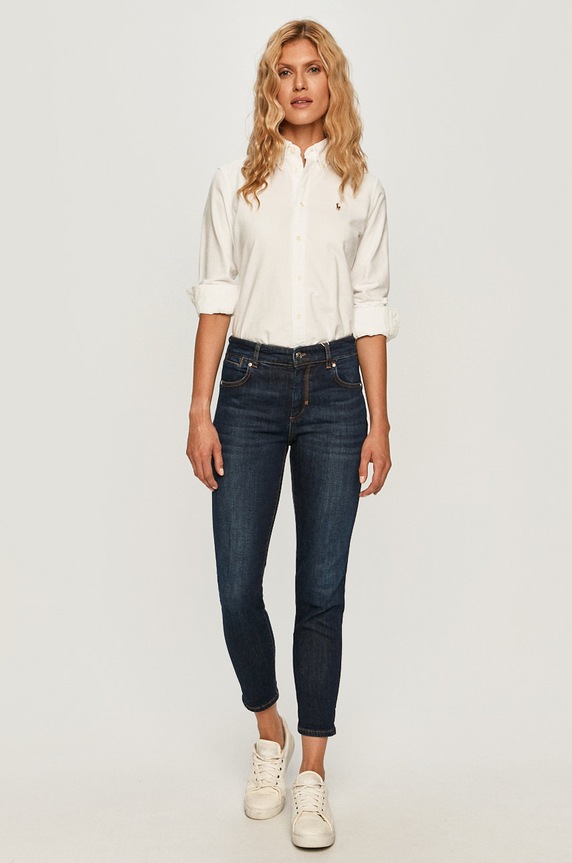 Odzież Polo Ralph Lauren - Koszula 211743355001 211743355001 biały