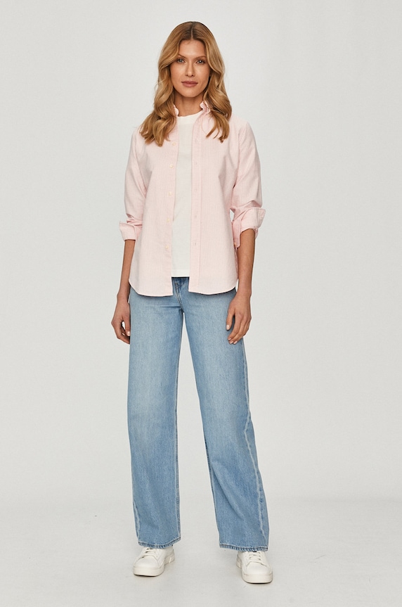 Oblečenie Polo Ralph Lauren - Bavlnená košeľa 211743355005 ružová