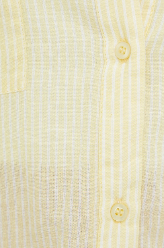 Vero Moda koszula bawełniana 10221554.LemonMerin żółty AA00