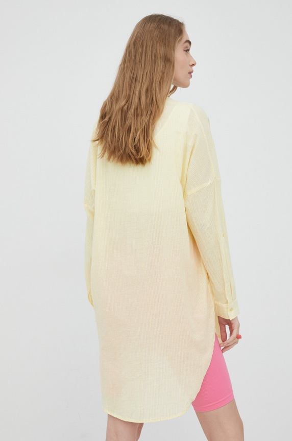 Vero Moda koszula bawełniana żółty 10221554.LemonMerin