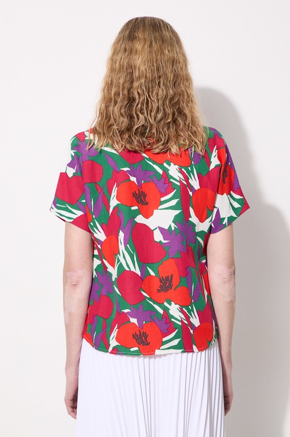 Clothing A.P.C. linen blend shirt VIAJQ.F12504 multicolor