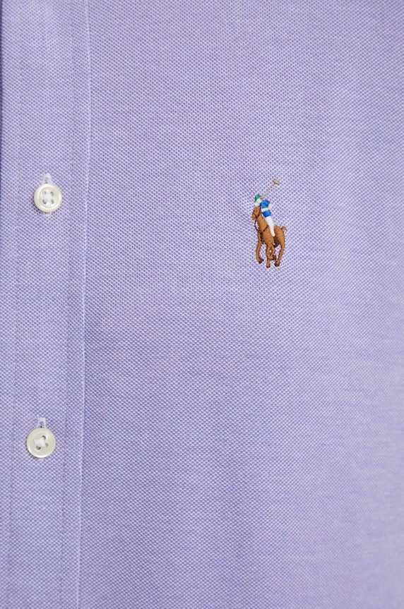 Polo Ralph Lauren риза тип Оксфорд дамска от памук 211924258 виолетов