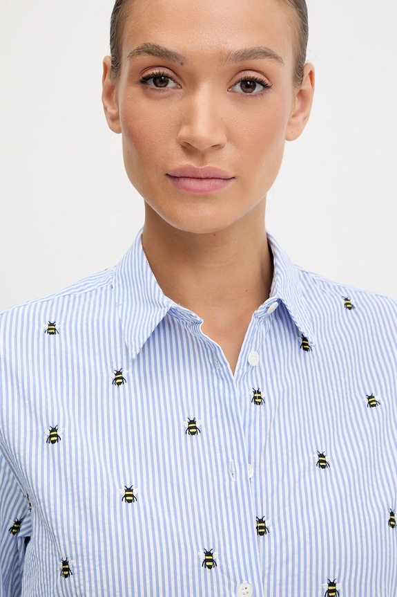 MC2 Saint Barth camicia in cotone blu BRIG001