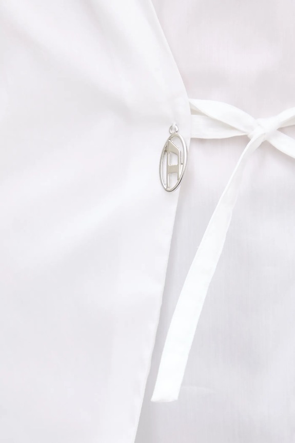 Μπλουζάκι Diesel C-DELPHI SHIRT A16844.0IMAL λευκό