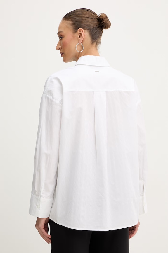 Îmbrăcăminte Armani Exchange cămașă din bumbac XW001424.AF16631.NOS alb