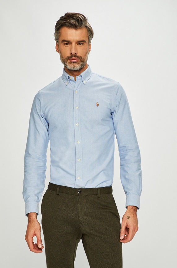 Polo Ralph Lauren - Košulja bez uzorka plava 710549084007