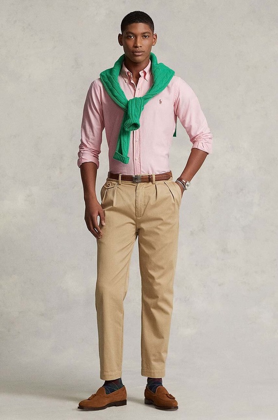 Odzież Polo Ralph Lauren - Koszula 710549084008 710549084008 różowy