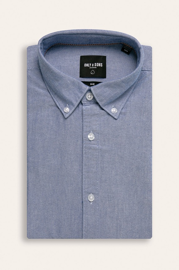 Only & Sons - Košeľa slim modrá 22013849