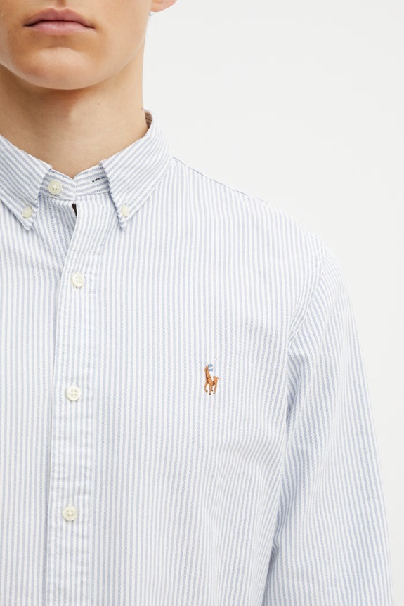 Polo Ralph Lauren camicia blu 710549084009