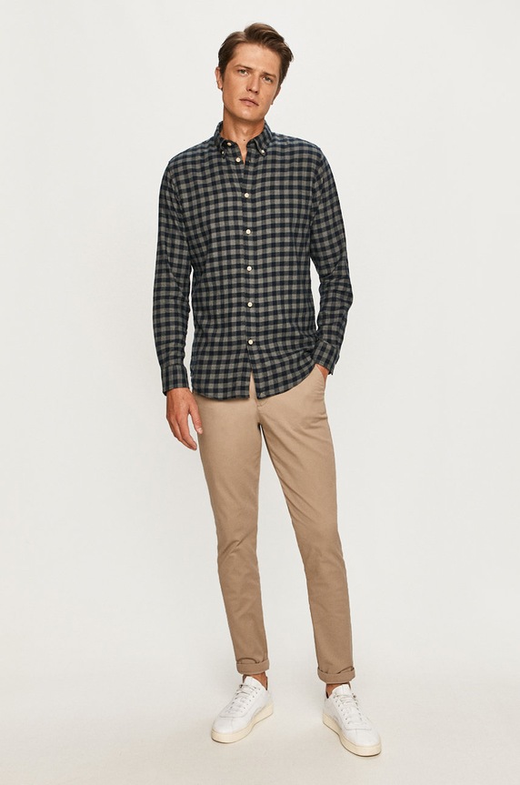 Odzież Selected Homme Koszula 16074464 niebieski