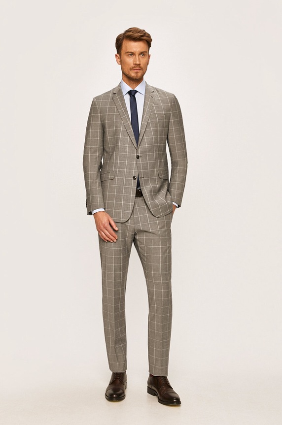 Odzież Emanuel Berg - Koszula SF.MCR37.2.1736 niebieski