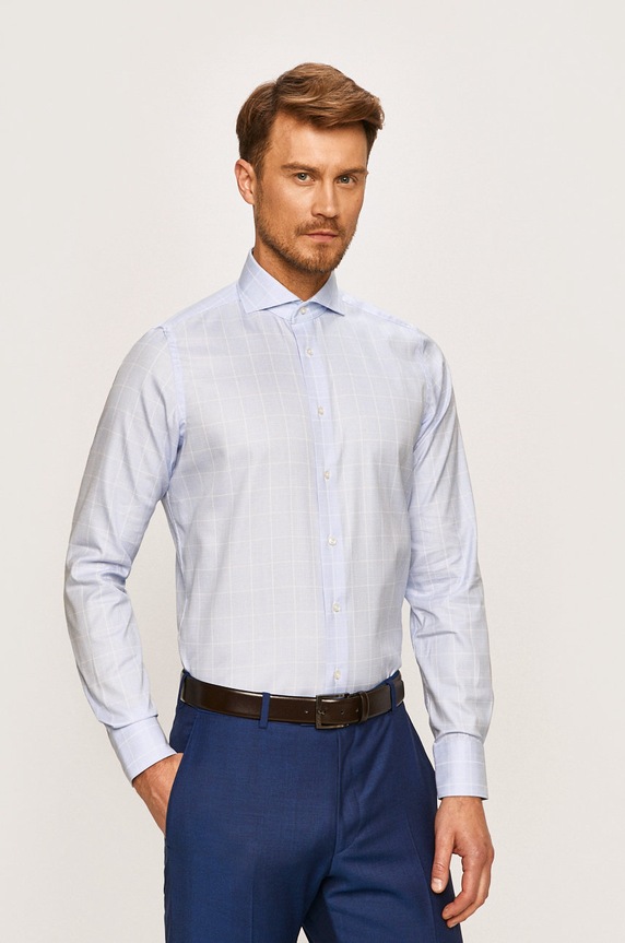 Emanuel Berg - Koszula MF.HV37.2.1759 niebieski AA00