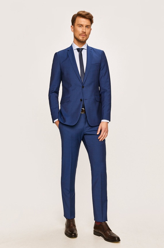 Odzież Emanuel Berg - Koszula MF.HV37.2.1759 niebieski