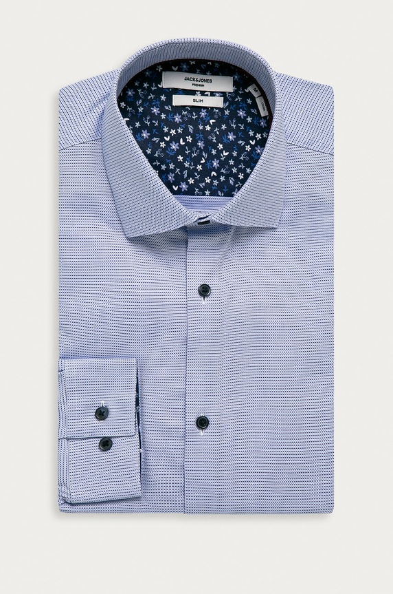 Premium by Jack&Jones - Bavlněná košile regular fialová 12173879