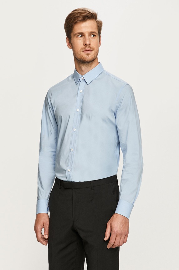 HUGO - Koszula 50425897.NOS 50425897.NOS niebieski