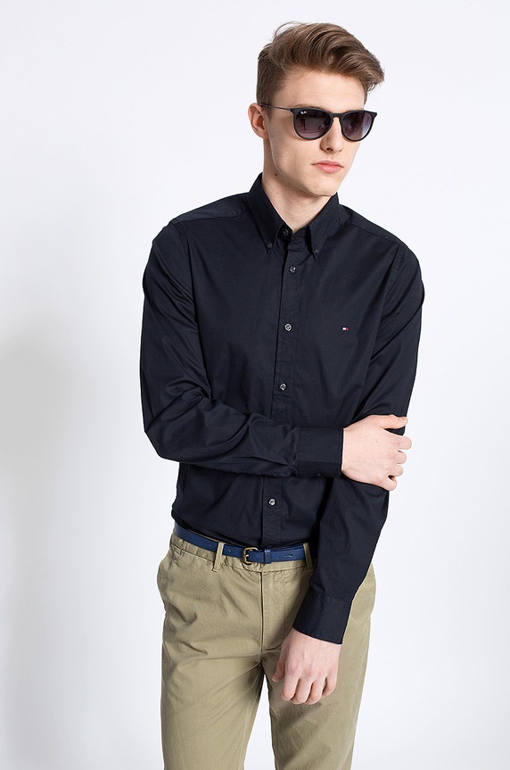 Tommy Hilfiger - Košeľa slim čierna 867894704