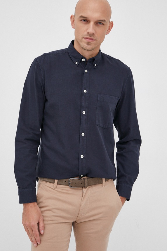 Marc O'Polo camasa lung bleumarin M21724242414