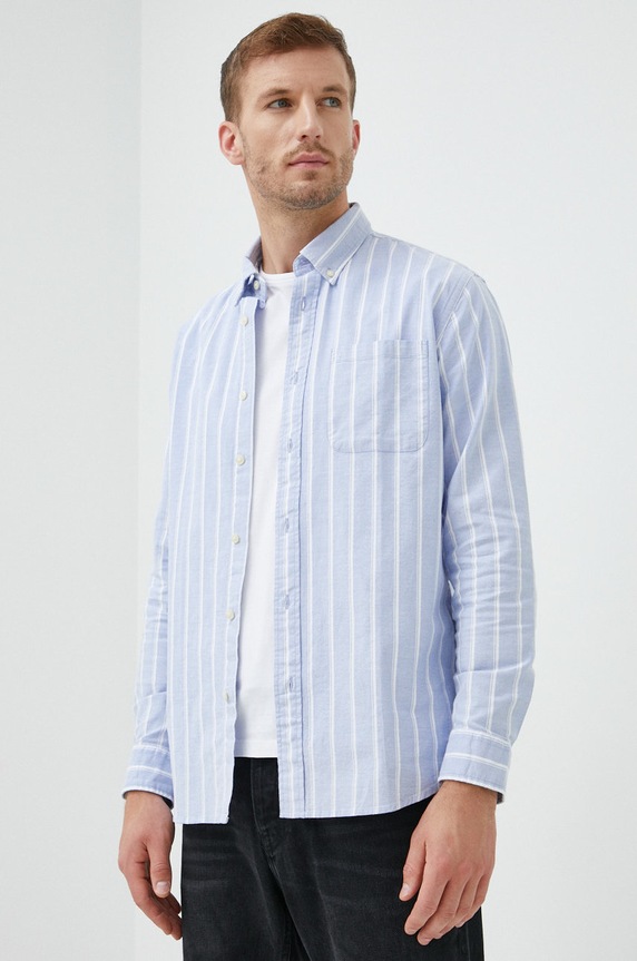 Košile Selected Homme regular modrá 16077359.LightBlue1