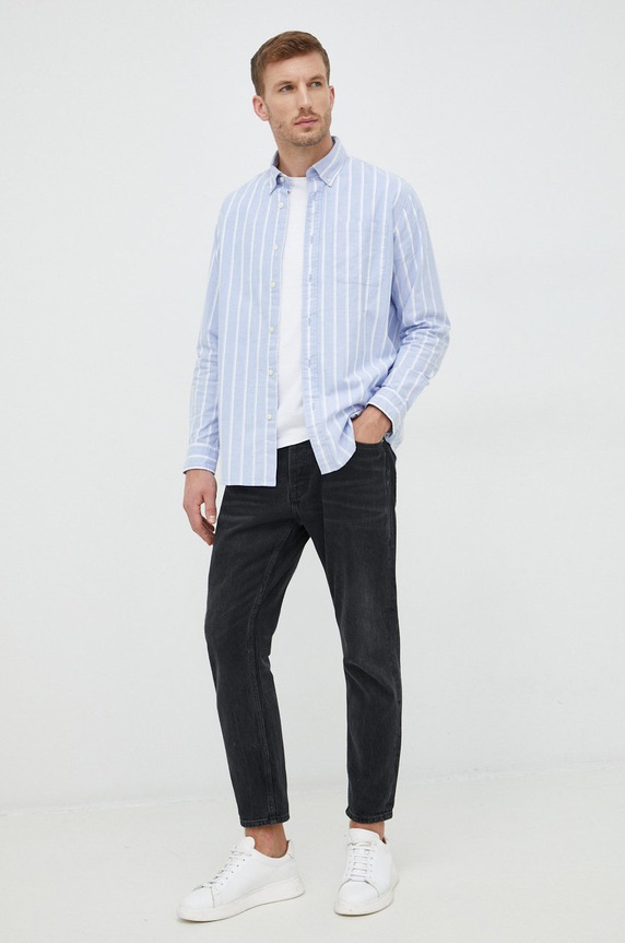Oblečení Košile Selected Homme 16077359.LightBlue1 modrá