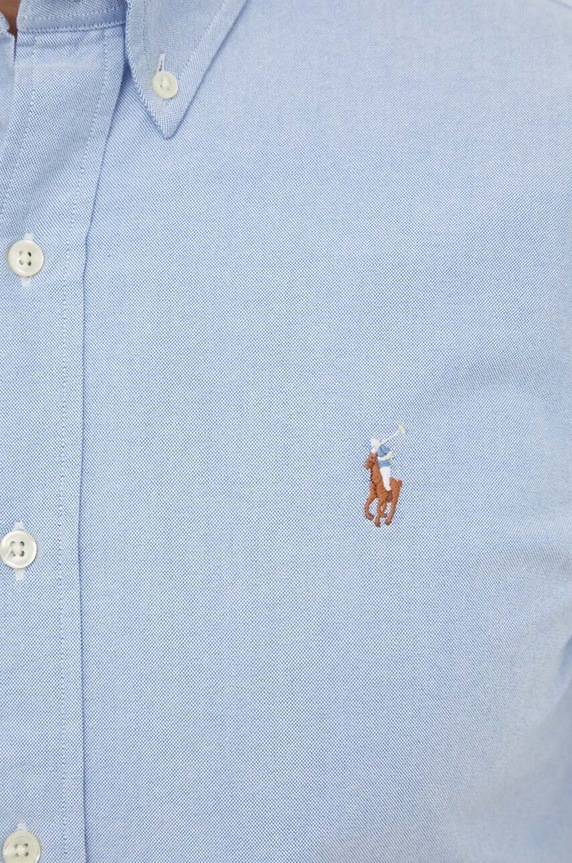 Polo Ralph Lauren koszula bawełniana 710792041 niebieski