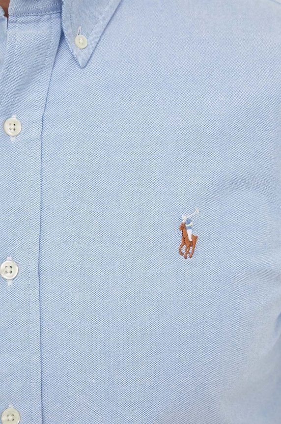 Polo Ralph Lauren koszula bawełniana 710792041 niebieski