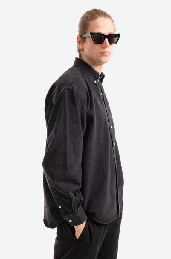 thisisneverthat denim shirt Washed Denim TN221DSHTL01