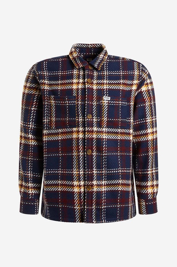 Košile s příměsí vlny Guess Originals vícebarevná M2BL13.R05Z0