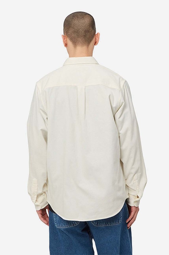 Carhartt WIP cămașă din velur I030580.0D3XX bej AA00