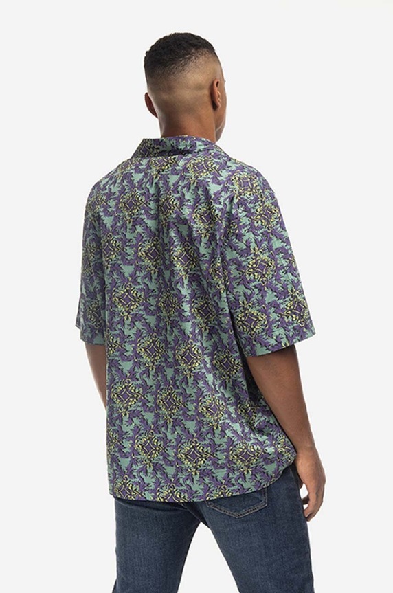 Abbigliamento Wood Wood camicia in cotone Ohan Chateau 12225313.1612 verde