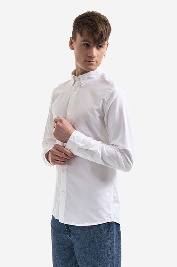 A.P.C. koszula bawełniana Chemise Greg COECK.H12499