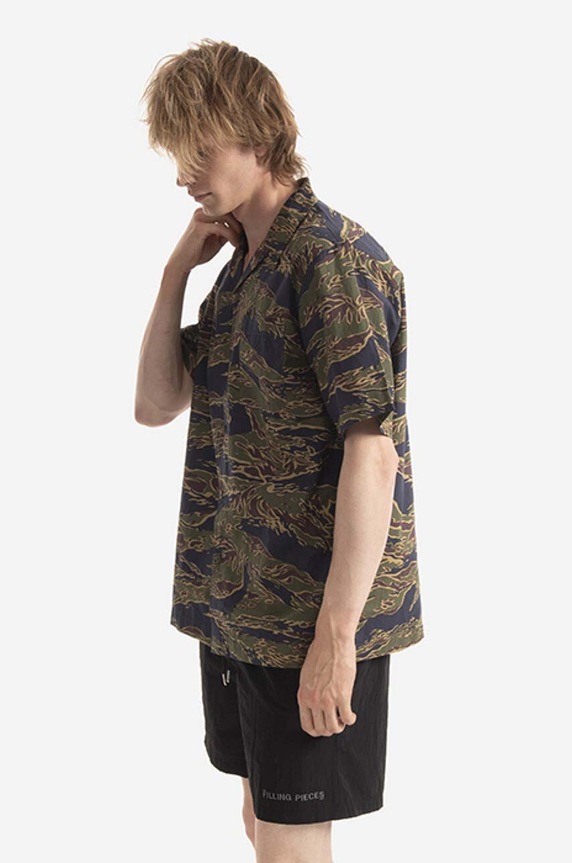 Maharishi cotton shirt Camo 8171.TIGERSTR green
