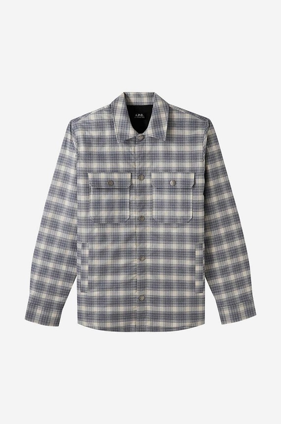 Bavlnená košeľa A.P.C. Alex Blouson COGAX.H02625
