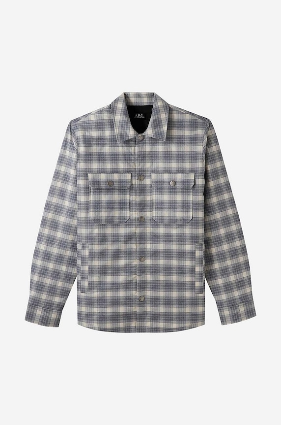 Bavlnená košeľa A.P.C. Alex Blouson COGAX.H02625
