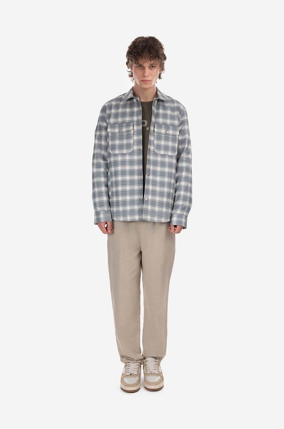 Bavlnená košeľa A.P.C. Alex Blouson COGAX.H02625
