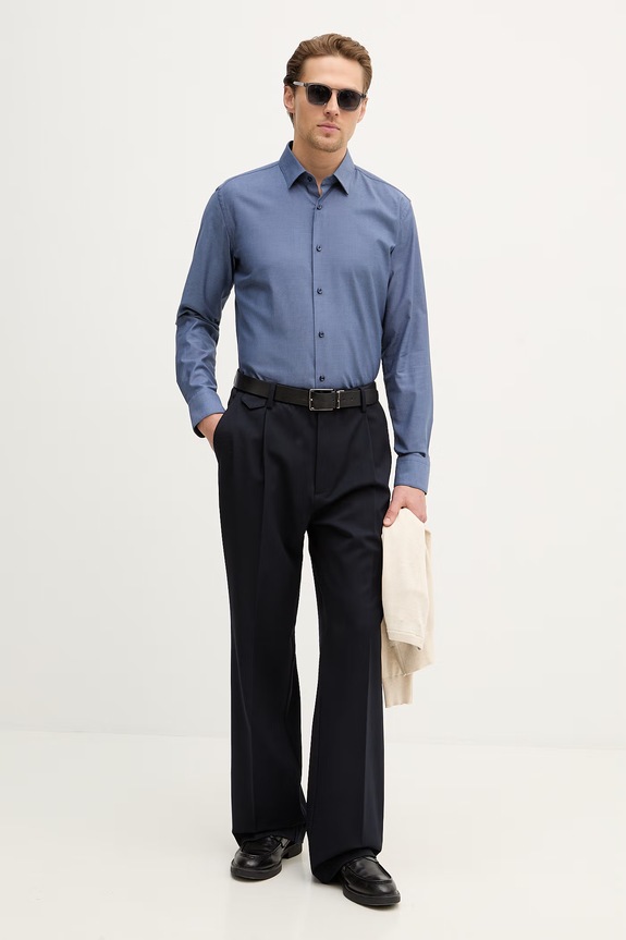 Πουκάμισο BOSS 50490934 σκούρο μπλε AA00