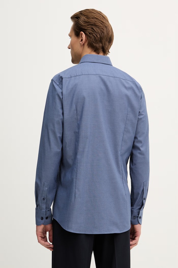 Ρούχα Πουκάμισο BOSS 50490934 σκούρο μπλε