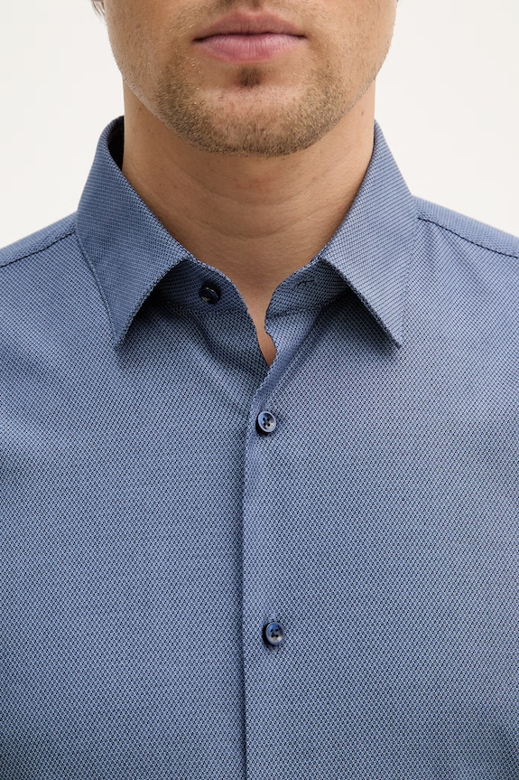 Košulja BOSS 50490934 mornarsko plava