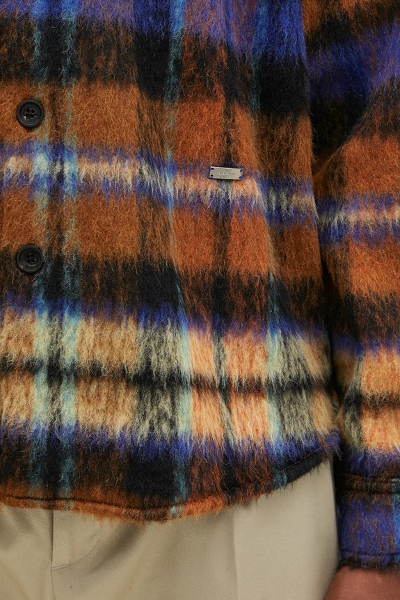 Ader Error wool shirt brown BN01FWJK0118BR