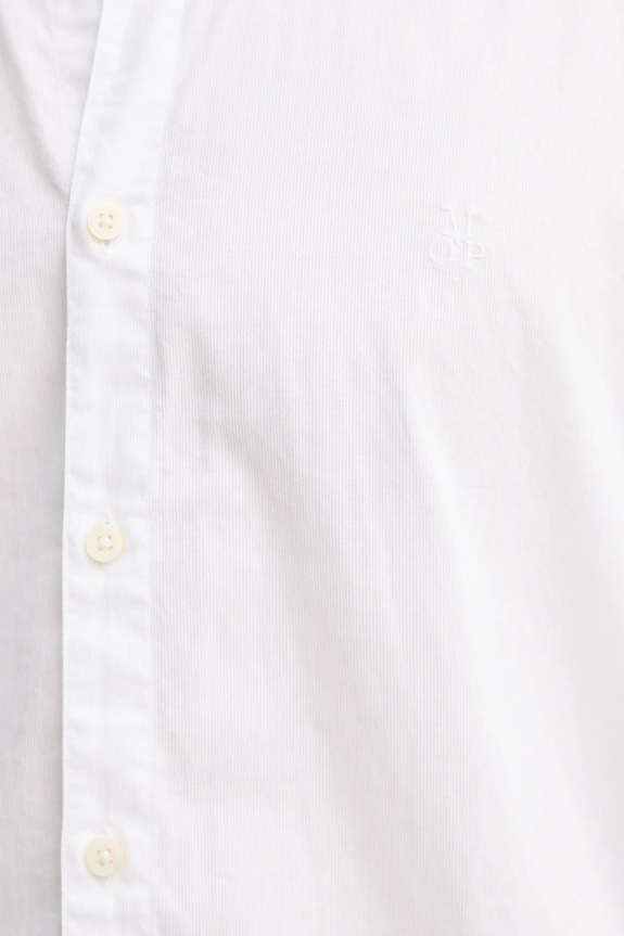 Βαμβακερό πουκάμισο Marc O'Polo 5000009435 λευκό